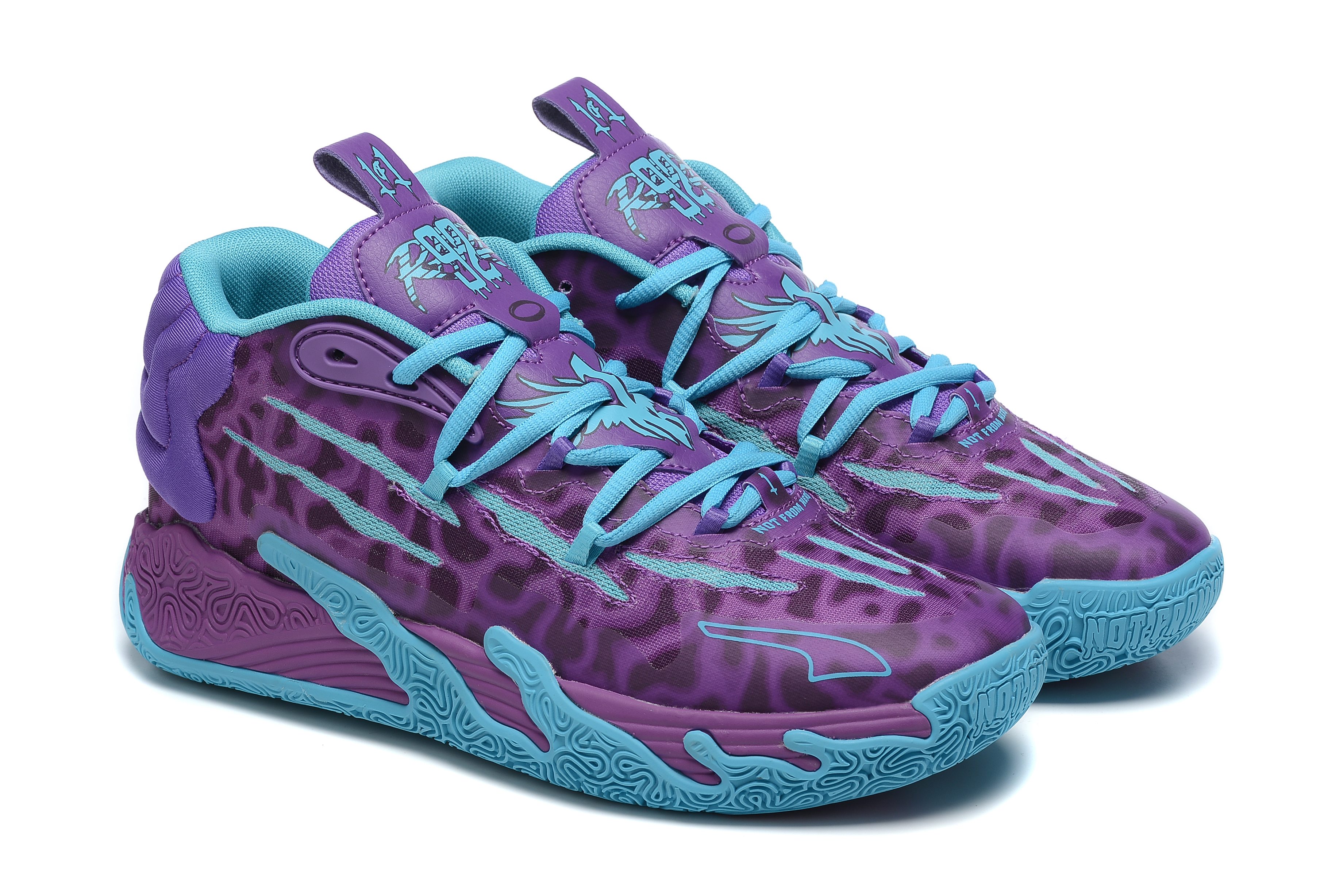 Puma LaMelo Ball MB.03 kids Purple Blue